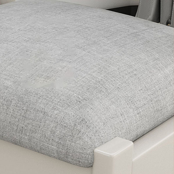 Contemporary Dining Chair Arm Chair with Wooden Legs for Kitchen