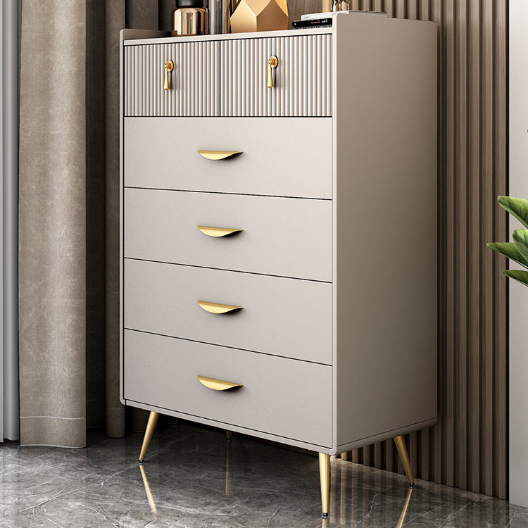 Simple Engineered Wood Sideboard Modern Buffet with Drawer for Dining Room