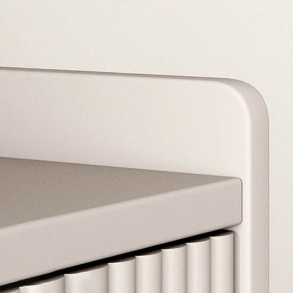 Simple Engineered Wood Sideboard Modern Buffet with Drawer for Dining Room