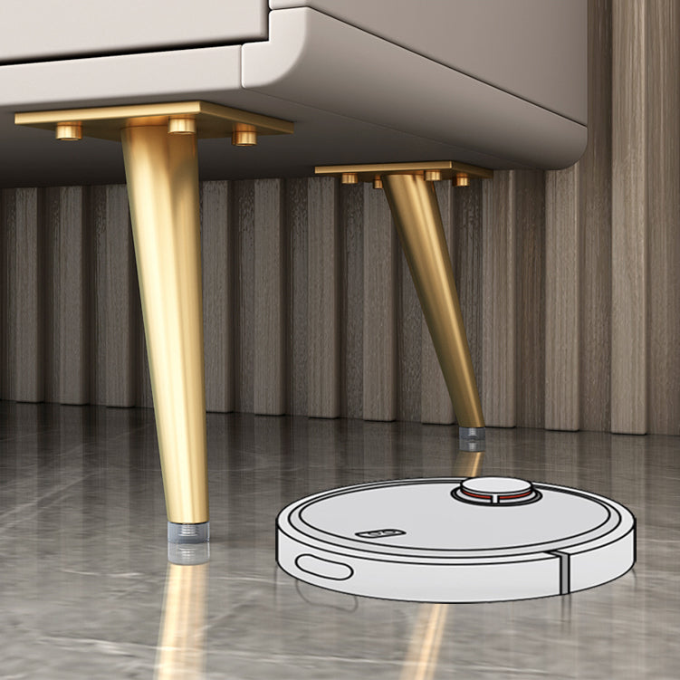 Simple Engineered Wood Sideboard Modern Buffet with Drawer for Dining Room