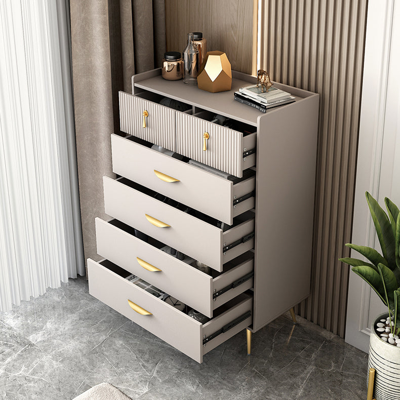 Simple Engineered Wood Sideboard Modern Buffet with Drawer for Dining Room