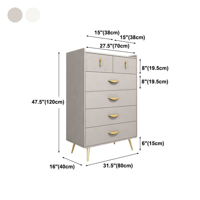 Simple Engineered Wood Sideboard Modern Buffet with Drawer for Dining Room