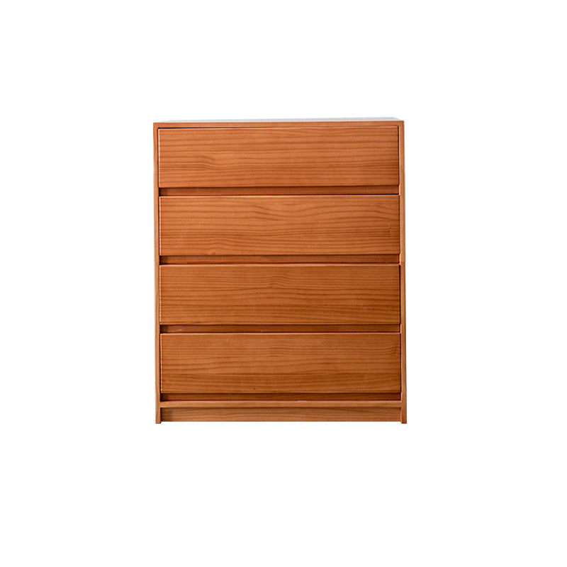Rectangle Pine Accent Chest with Drawers Modern Chest 27.56" L