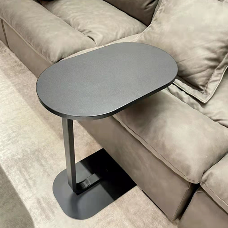 Oval Minimalist Side End Table Modern C Sofa Corner Table for Living Room