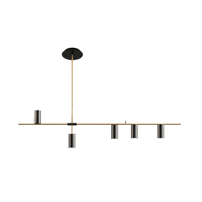 Black/Gold Aluminum Island Pendant Lighting Modern Island Hanging Light