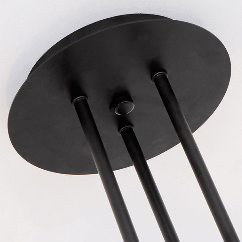 Black/Gold Aluminum Island Pendant Lighting Modern Island Hanging Light