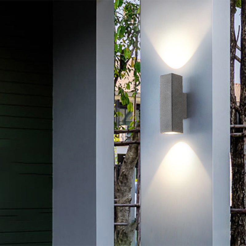 Modern Sconce Light Fixture Stone 2-light Sconce for Outdoor