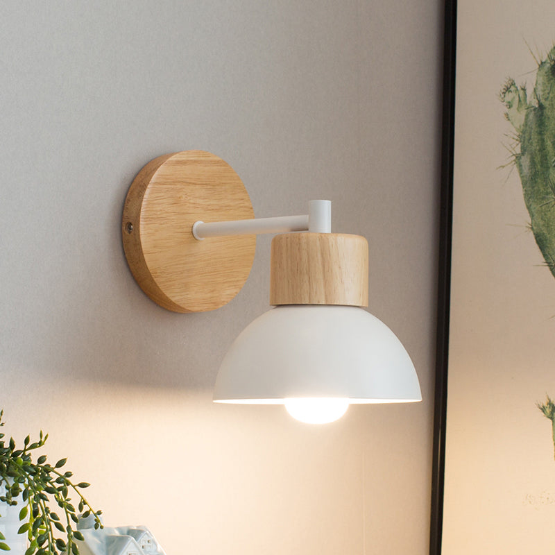 Modern Bowl Shape Wall Sconce Lights 1 Light Wall Light for Living Room