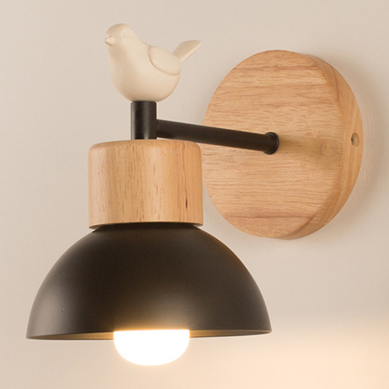 Modern Bowl Shape Wall Sconce Lights 1 Light Wall Light for Living Room