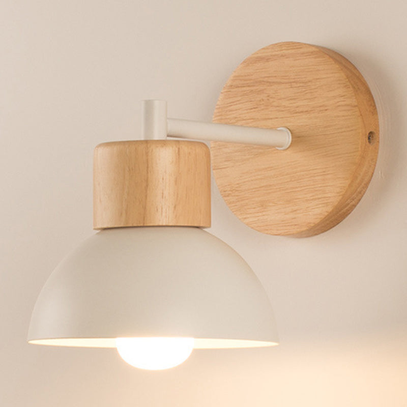 Modern Bowl Shape Wall Sconce Lights 1 Light Wall Light for Living Room