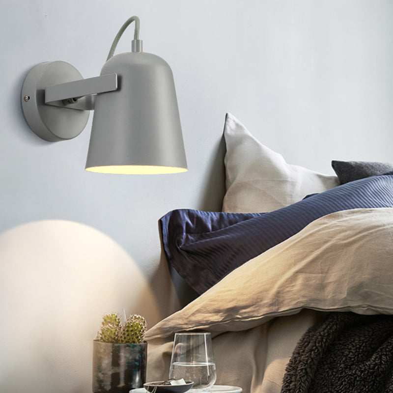 Modern Elongated Dome Shape Wall Sconce Lights Metal 1 Light Wall Light for Living Room