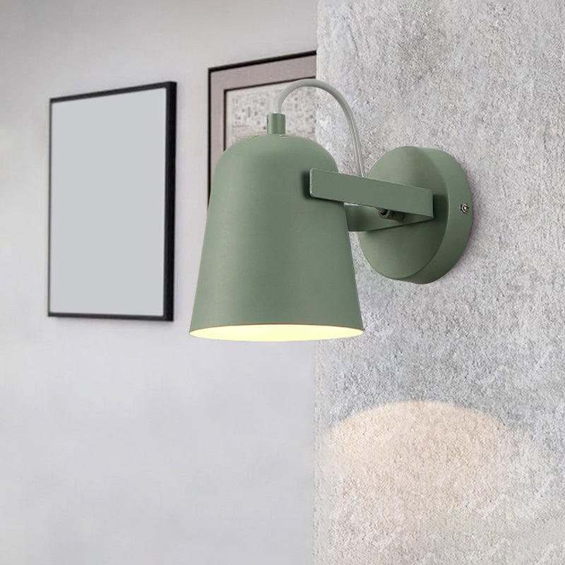 Modern Elongated Dome Shape Wall Sconce Lights Metal 1 Light Wall Light for Living Room