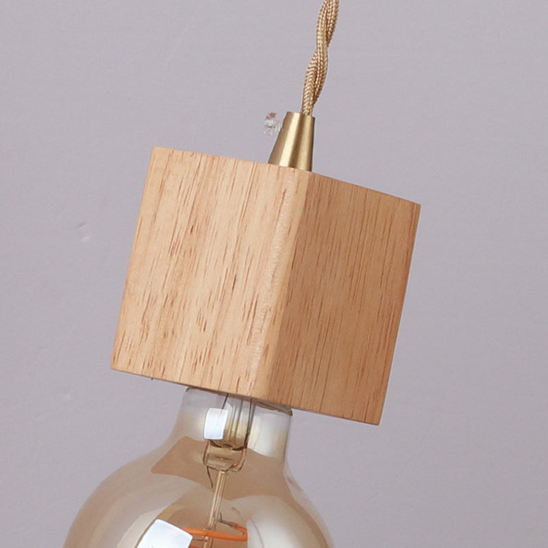 Modern Adjustable Sconce Light Fixture Wood 1-Light Wall Sconces for Bedroom