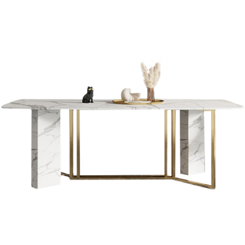 Nordic Glam Sintered Stone Table Set 1/4/5/7 Pieces Dining Set