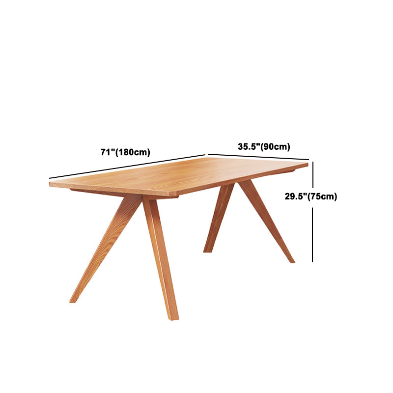 Rectangle Dining Set 1/2/5 Pcs Solid Wood Dining Table and Chairs