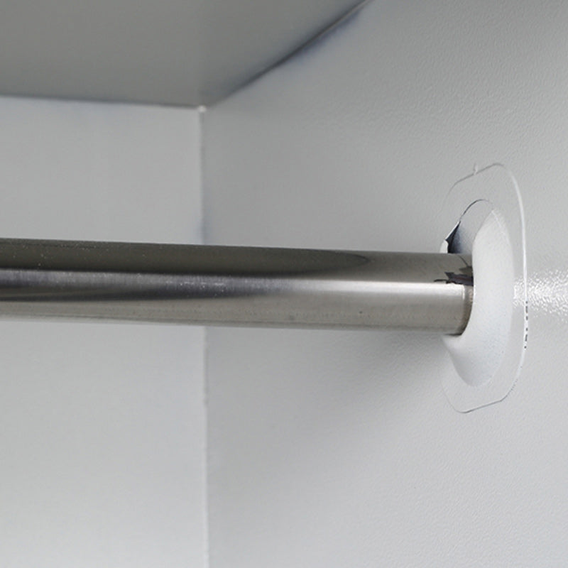 Contemporary Wardrobe Metal White Colour Wardrobe Closet for Bedroom