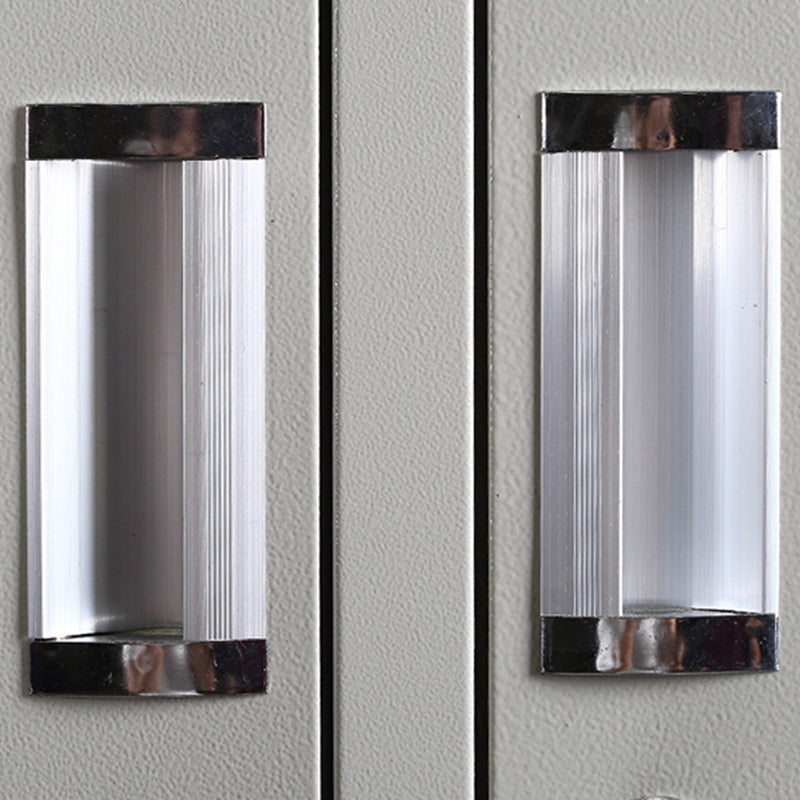 Contemporary Wardrobe Metal White Colour Wardrobe Closet for Bedroom