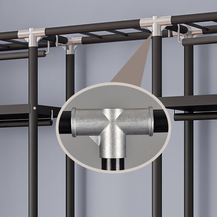 Contemporary Style Wardrobe 1 Door Steel Wardrobe Closet for Home