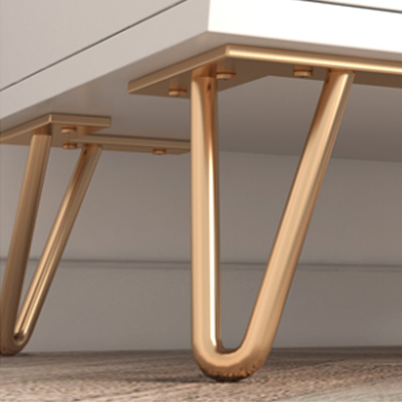 Classic Glam Soft-Close Storage Chest Drawers White Wood Dresser