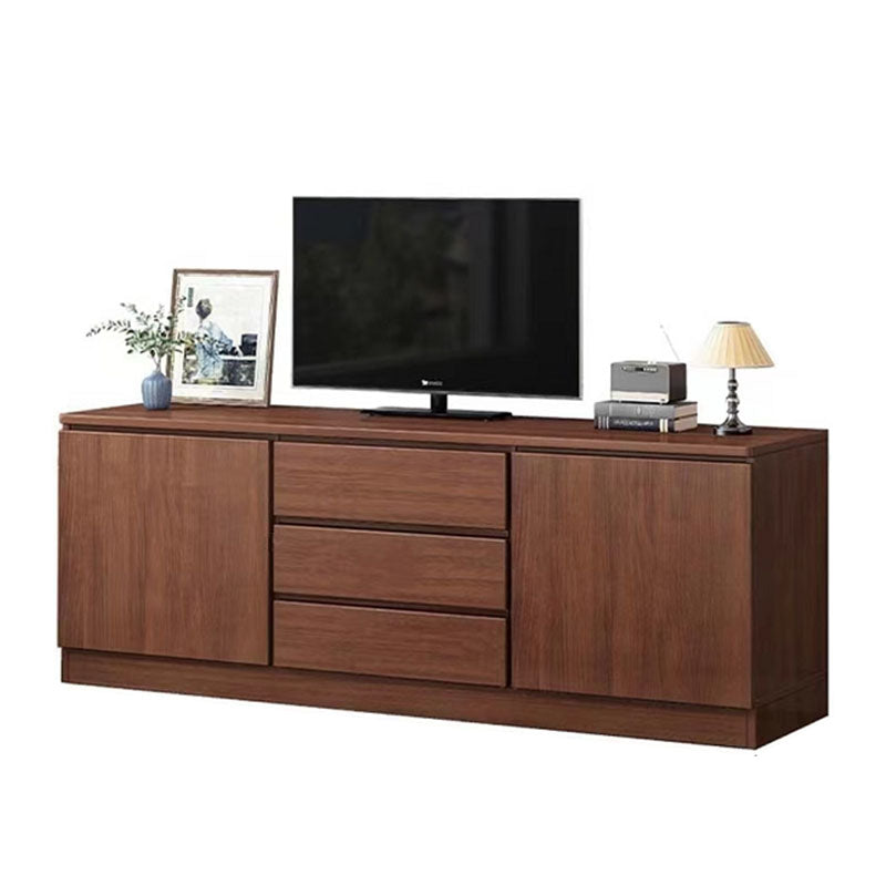 58-inch H Traditional TV Stand Console Wood TV Stand With 2 Doors