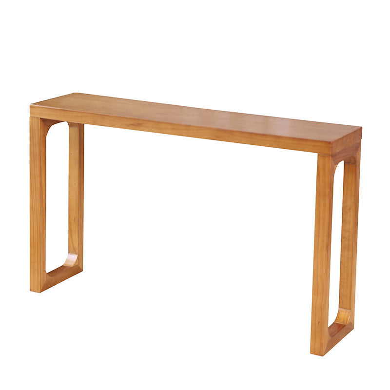 Mid-Century Modern Console Table Wood Rectangle Sofa Console Table