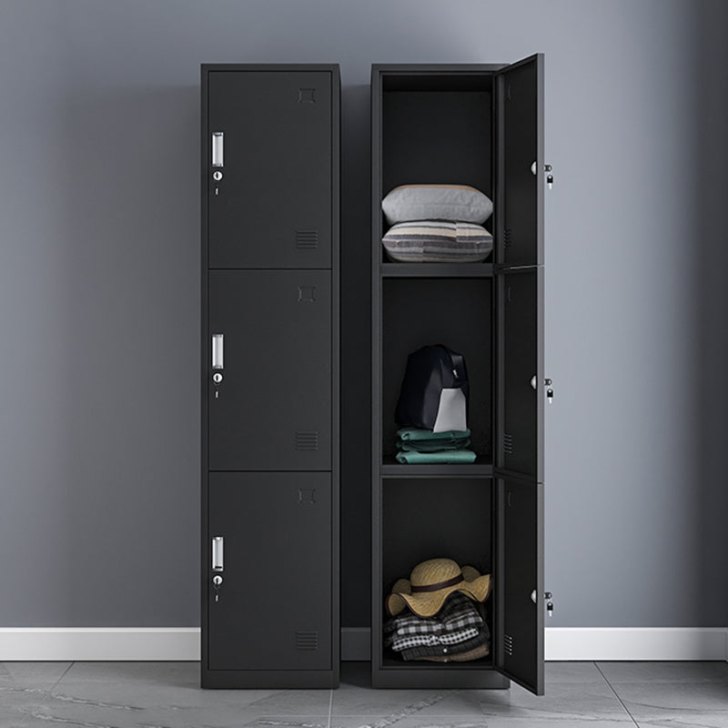 Contemporary Metal Wardrobe Armoire Hinged Wardrobe Closet for Home