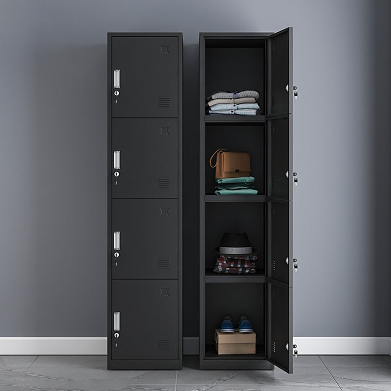 Contemporary Metal Wardrobe Armoire Hinged Wardrobe Closet for Home