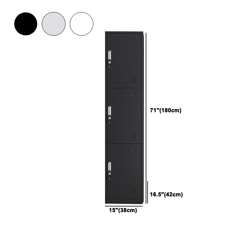 Contemporary Metal Wardrobe Armoire Hinged Wardrobe Closet for Home