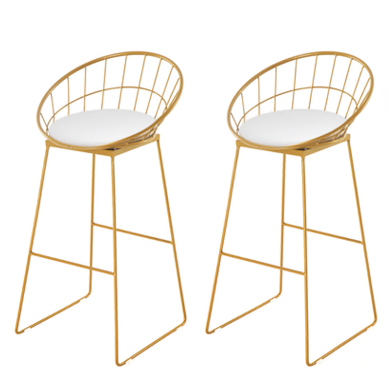 Round 1/2/3/4 Pieces Pub Dining Set Modern Metal Living Room Counter Height Set