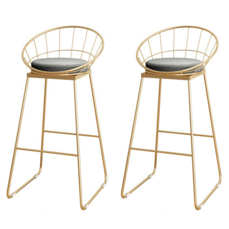 Round 1/2/3/4 Pieces Pub Dining Set Modern Metal Living Room Counter Height Set