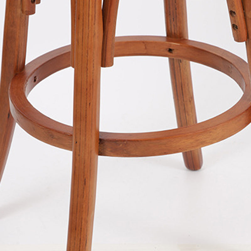 Industrial 1/2/3 Pieces Round Bar Table Set Solid Wood Bar Table Set for Home Use