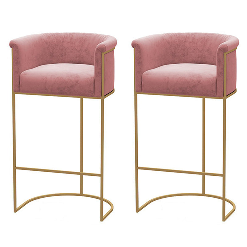 Glam Bar Set 1/2/4/7 Pcs Marble Bar Table with Upholstered Stools