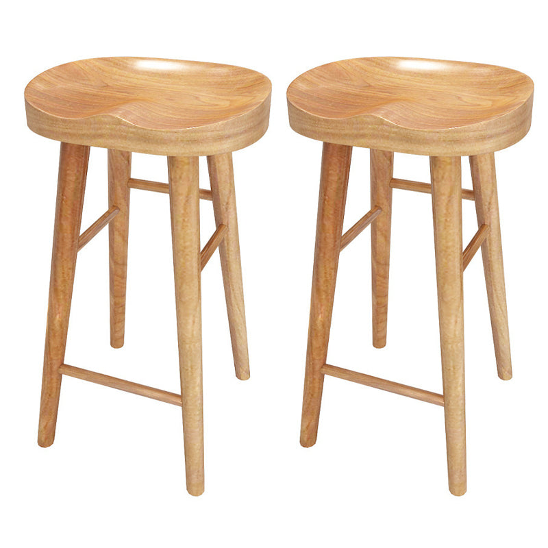 Contemporary Rectangle Bar Table Set 1/2/4/7 Pcs Solid Wood Bar Table and Bar Stools