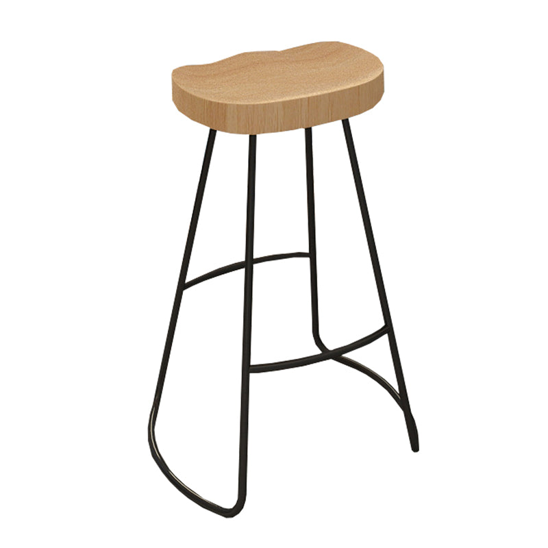 Rectangular Solid Wood Bar Table Set 1/5/9 Pieces Counter Table with Backless Stools