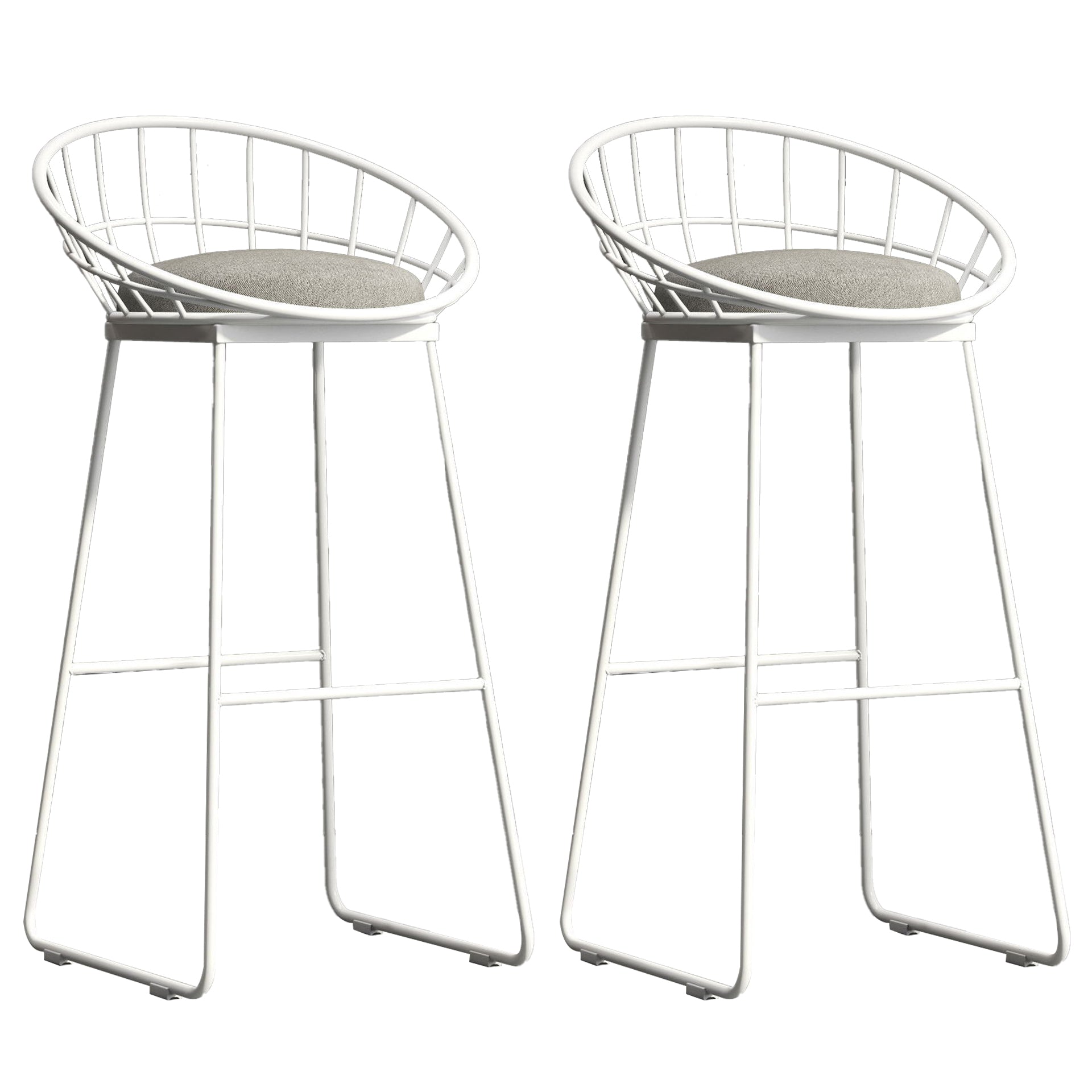 Glam Folding Bar Table Set 1/2 Pcs Bar Table and Bar Stools with Metal Frame