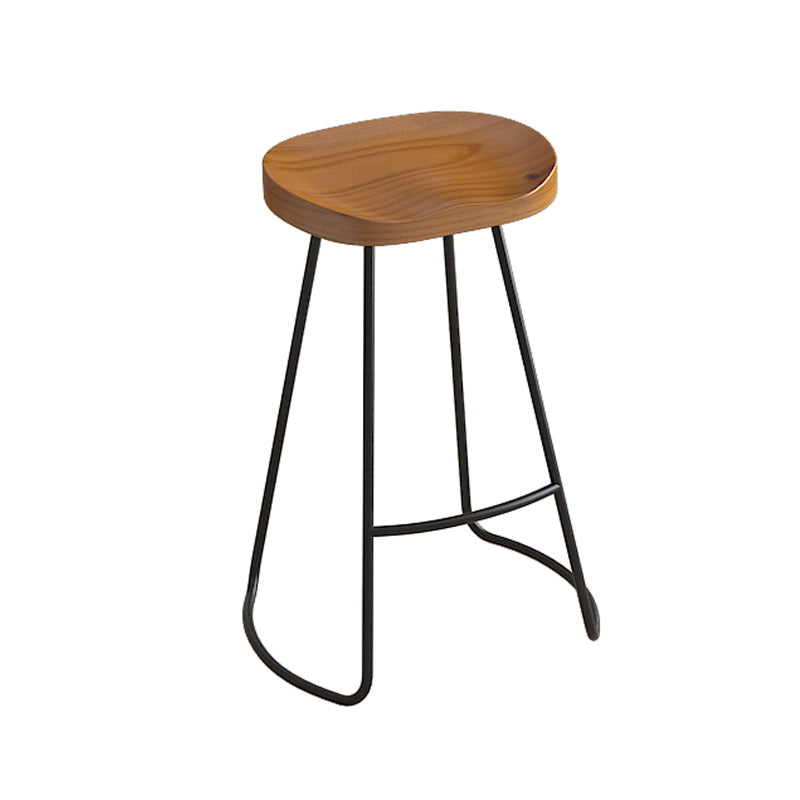 Modern 1/7 Pieces Bar Table Set Rectangle Pine Wood Counter Table with High Stools for Bar