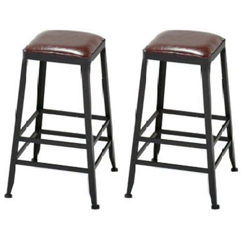 Industrial 1/2/9 Pieces Bar Table Set Rectangle Pine Wood Counter Table with High Stools