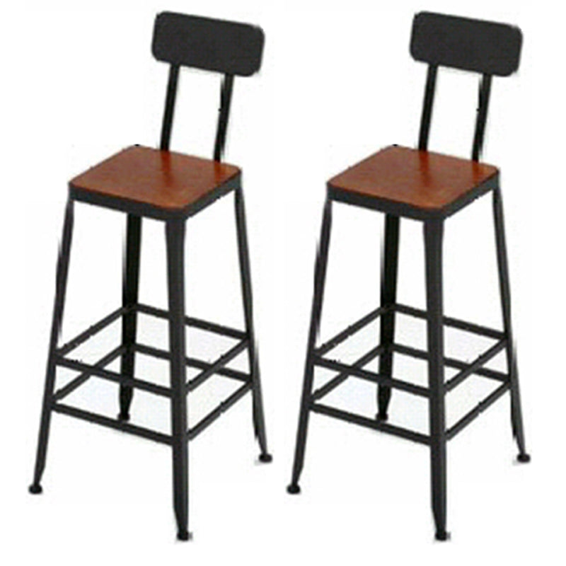 Industrial 1/2/9 Pieces Bar Table Set Rectangle Pine Wood Counter Table with High Stools