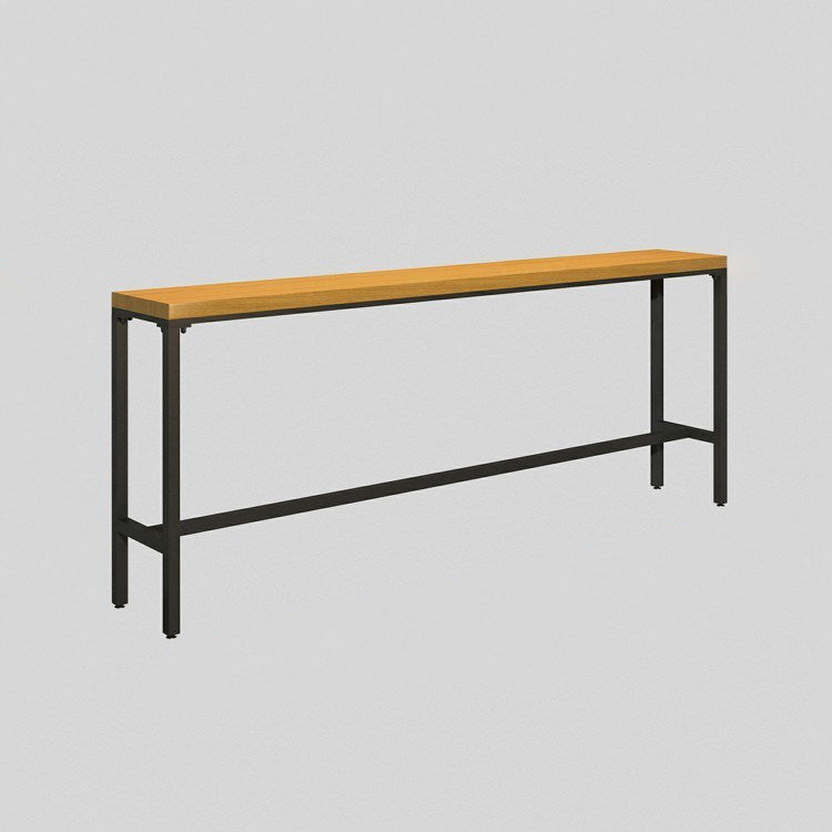 Industrial 1/6/11 Pieces Bar Table Set Rectangle Wood Counter Table with Stools for Cafe
