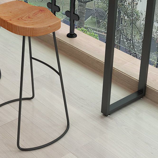 Modern 1/4 Pieces Bar Table Set Rectangle Pine Wood Counter Table with Stools for Balcony