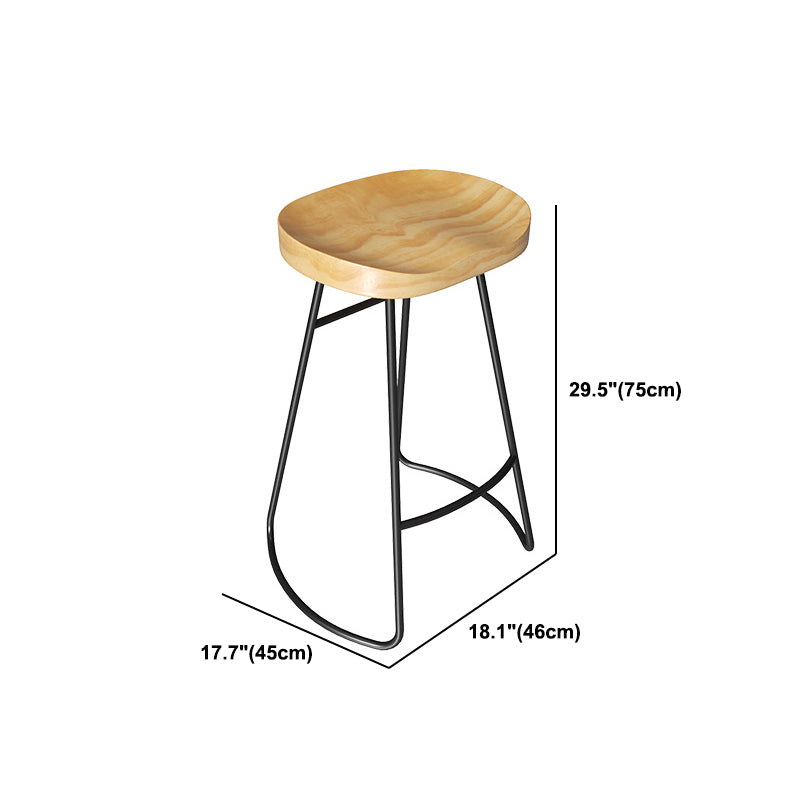 Modern 1/4 Pieces Bar Table Set Rectangle Pine Wood Counter Table with Stools for Balcony