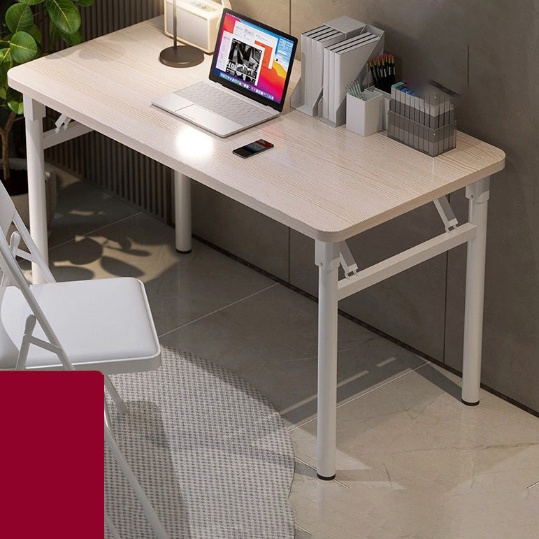 29.5" H Rectangular Writing Desk Contemporary Wood Office Desk
