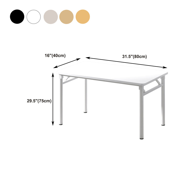 29.5" H Rectangular Writing Desk Contemporary Wood Office Desk