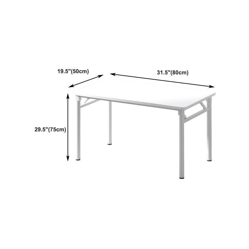 29.5" H Rectangular Writing Desk Contemporary Wood Office Desk