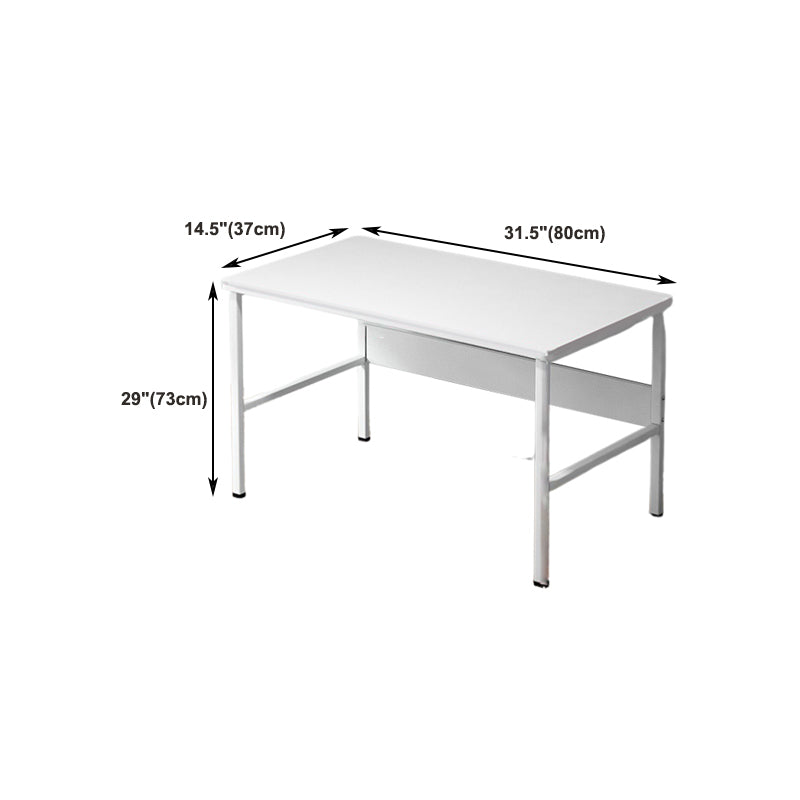 29.5" H Rectangular Writing Desk Contemporary Wood Office Desk