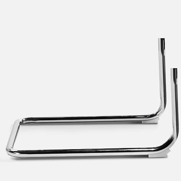 No Wheels Modern Conference Chair Fixed Arms Leather Management Conference Chair