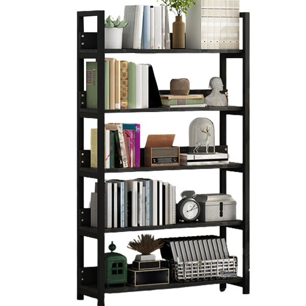 Open Multi-layer Bookshelf Modern Steel Wood Home Living Room Bookcase
