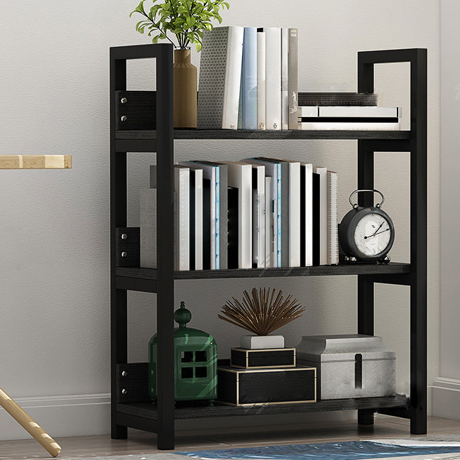 Open Multi-layer Bookshelf Modern Steel Wood Home Living Room Bookcase