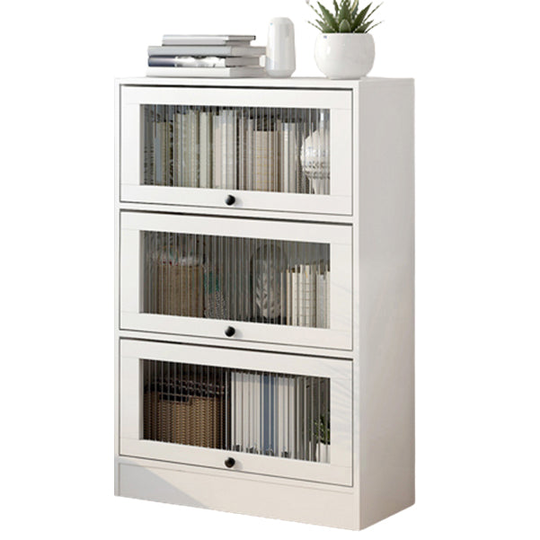 Scandinavian 11.8" Wide Standard Bookcase Manufactured Wood Bookshelf