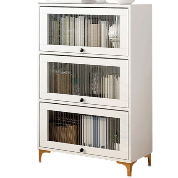 Scandinavian 11.8" Wide Standard Bookcase Manufactured Wood Bookshelf